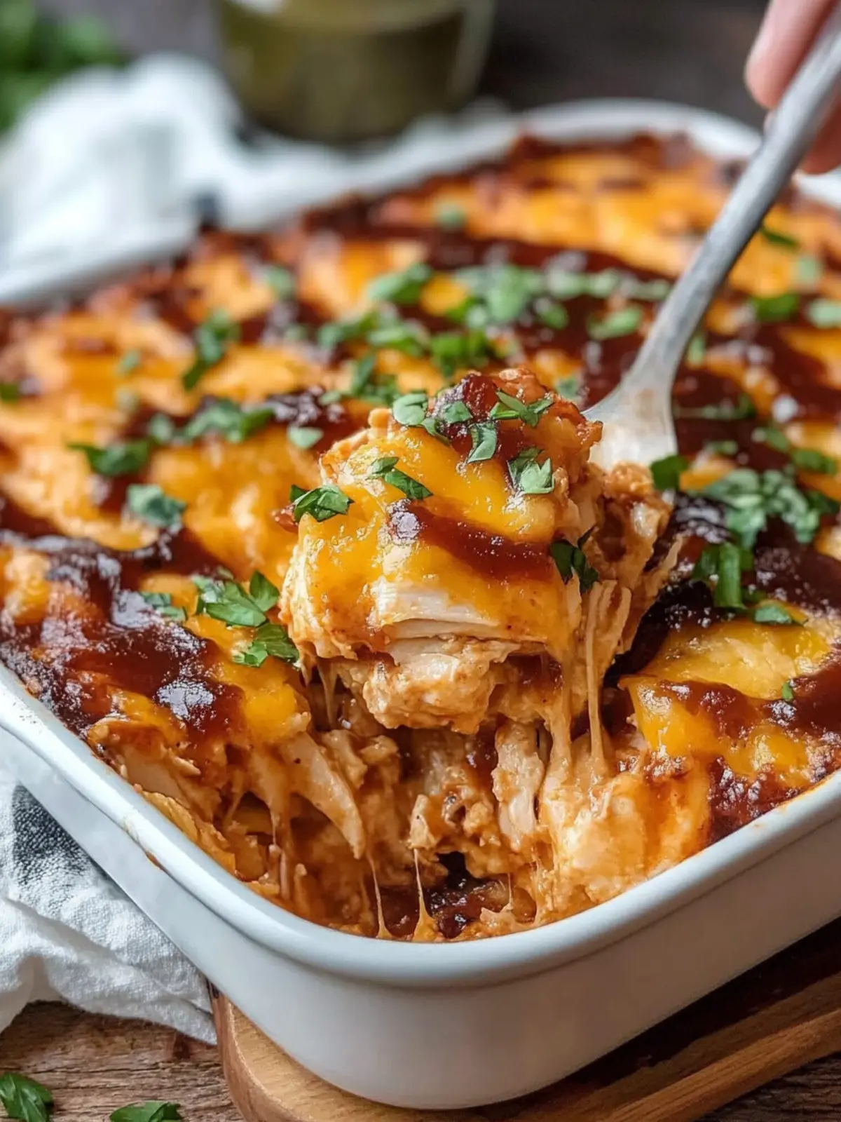 Keto BBQ Chicken Casserole: Comfort Food Made Guilt-Free 4 Keto BBQ Chicken Casserole