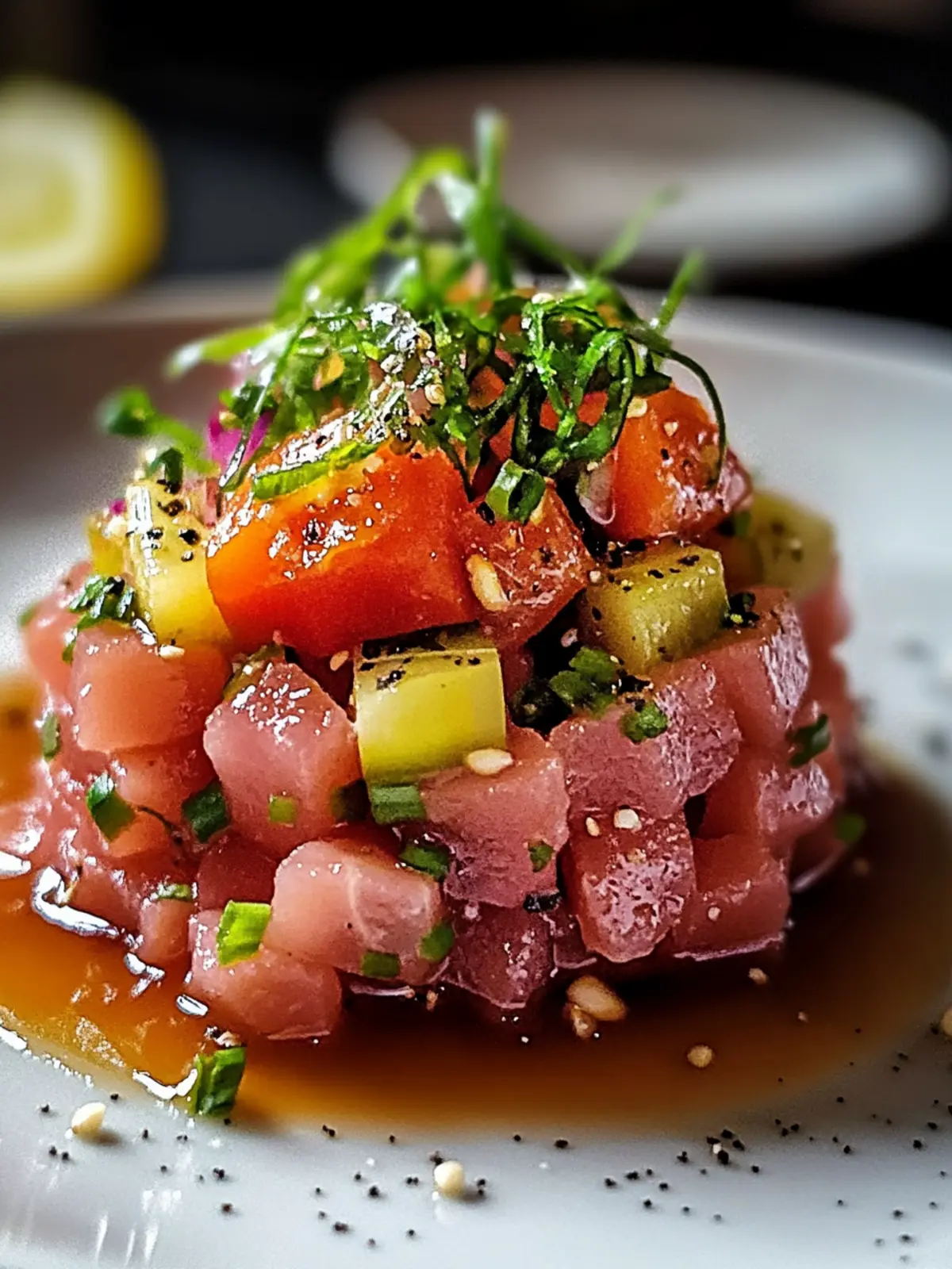 Savor Fresh Tuna Tartare: A No-Cook Delight for Your Table 5 Tuna Tartare