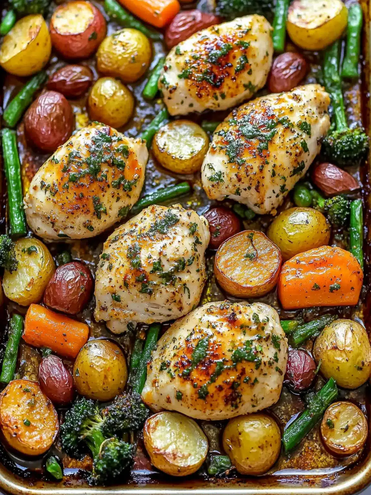 Sheet Pan Garlic Butter Chicken and Veggies for Busy Nights 5 Sheet Pan Garlic Butter Chicken and Veggies