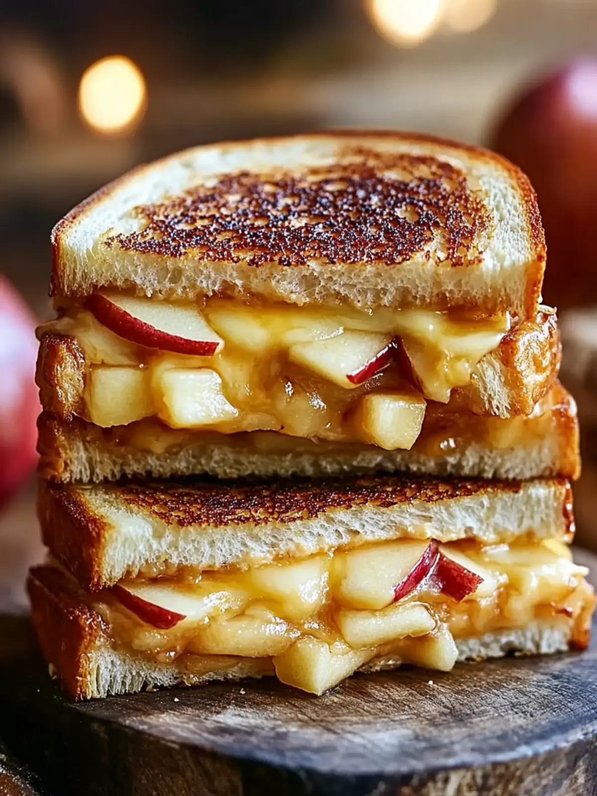 Honey Apple Cheddar Melt: A Sweet & Savory Grilled Cheese Delight 4 Honey Apple Cheddar Melt (Sweet & Savory Grilled Cheese)
