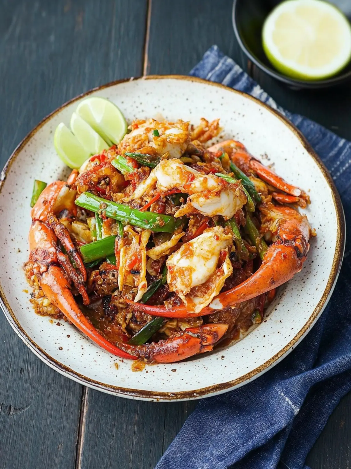 Savor Thai Stir-Fried Chilli Crab in Just 5 Minutes! 4 Thai Stir-Fried Chilli Crab