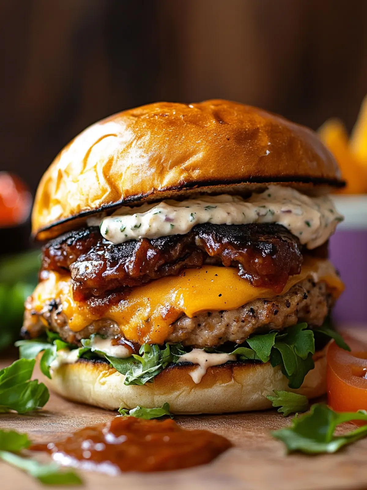 BBQ Ranch Turkey Smash Burger: Ultimate Flavor Awaits 2 BBQ Ranch Turkey Smash Burger