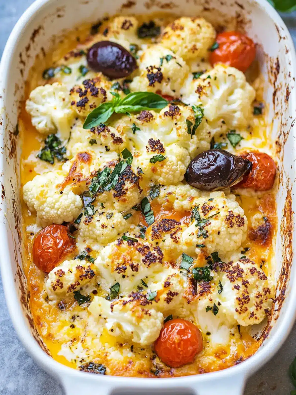 Savor Greek-Inspired Baked Feta & Cauliflower Bliss 3 Greek-inspired Baked Feta & Cauliflower