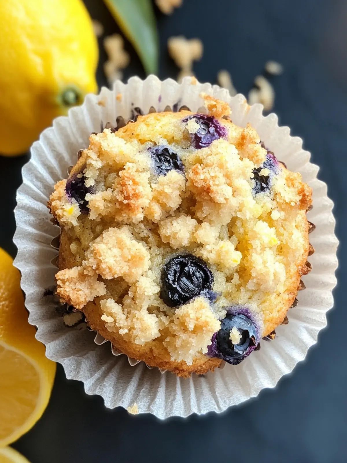 Blueberry & Lemon Crumble Muffins You’ll Crave Daily 5 Blueberry & Lemon Crumble Muffins