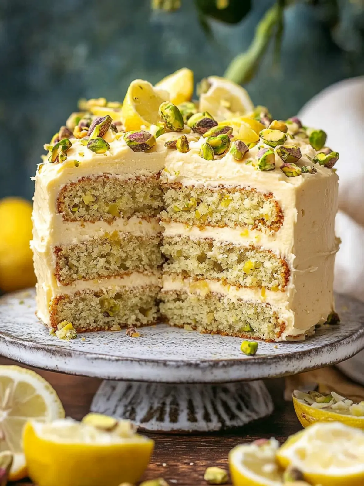 Lemon Pistachio Cake: A Slice of Zesty Heaven 2 Lemon Pistachio Cake