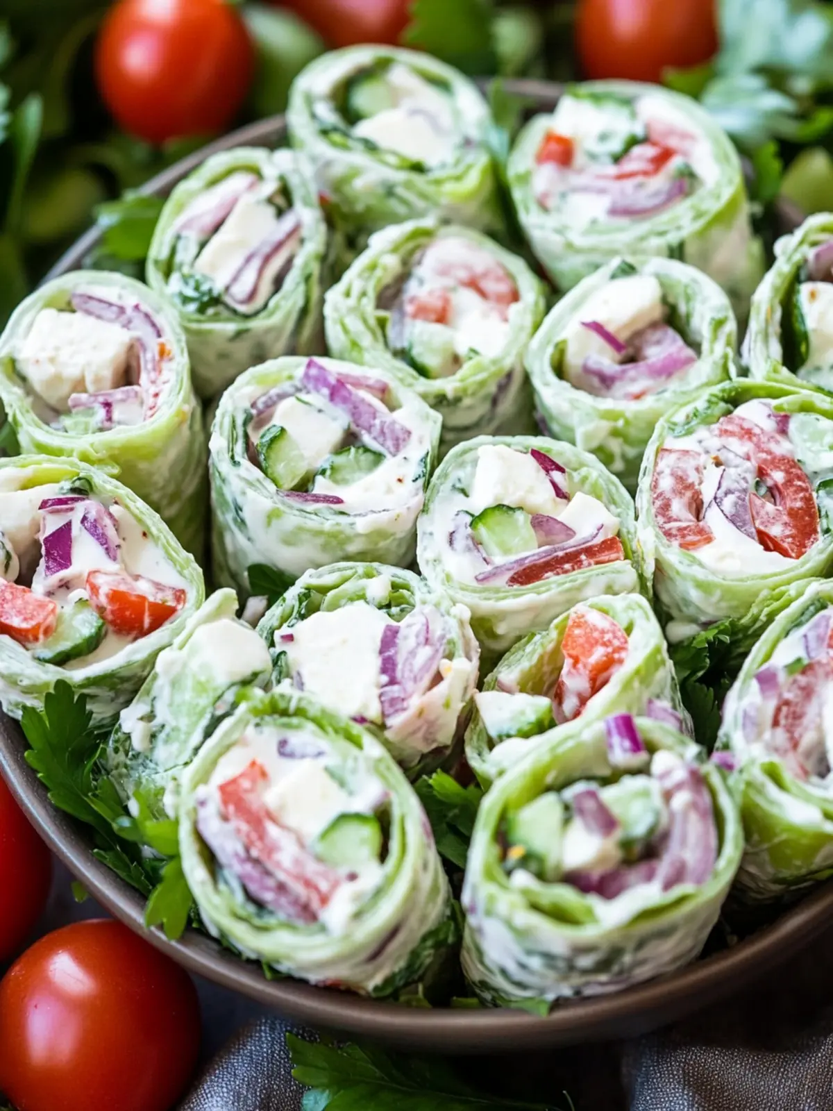 Delicious Greek Salad Pinwheels for a Fresh, Flavorful Snack 2 Greek Salad Pinwheels