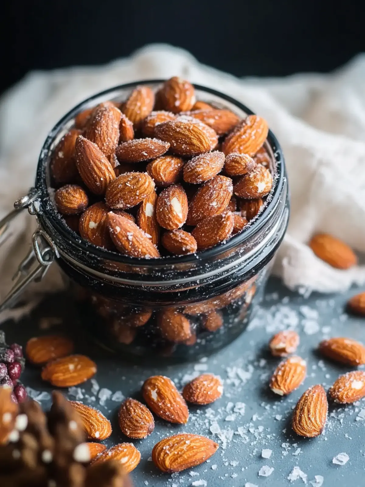 Sweet and Crunchy Maple Roasted Salted Almonds Recipe 5 Maple Roasted Salted Almonds