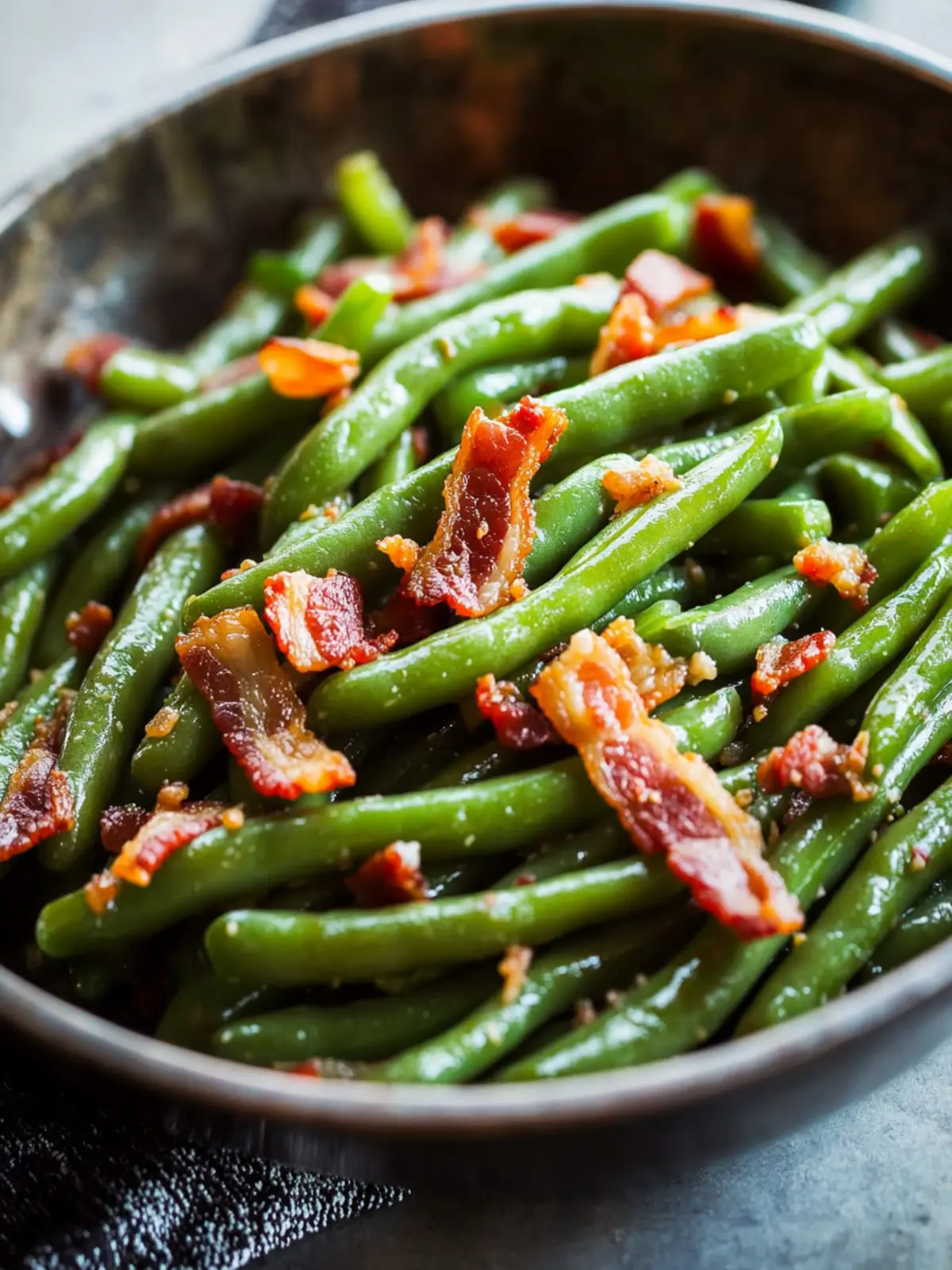 Savory Easy Green Beans with Bacon for a Flavorful Twist 5 Easy Green Beans with Bacon