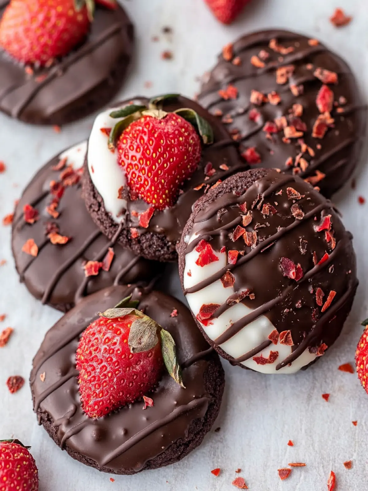 Decadent Chocolate Covered Strawberry Cookies to Savor 5 Chocolate Covered Strawberry Cookies