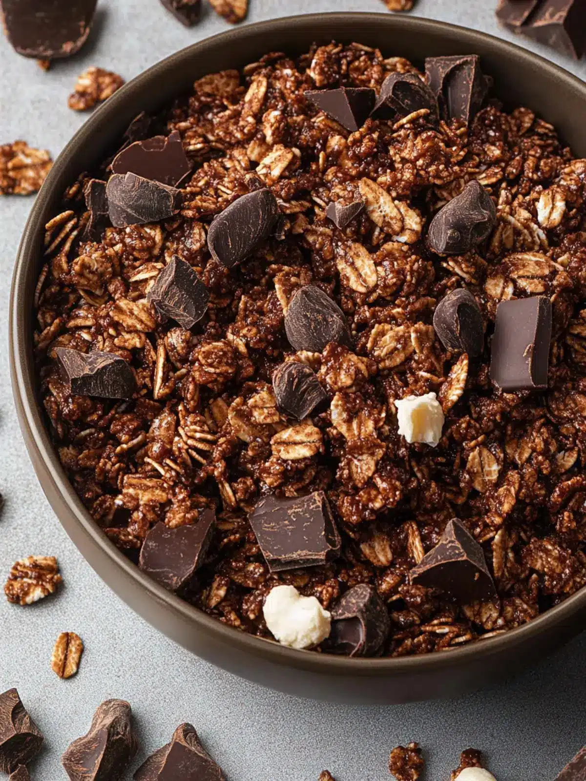 Irresistible Chocolate Granola to Sweeten Your Mornings 3 Chocolate Granola
