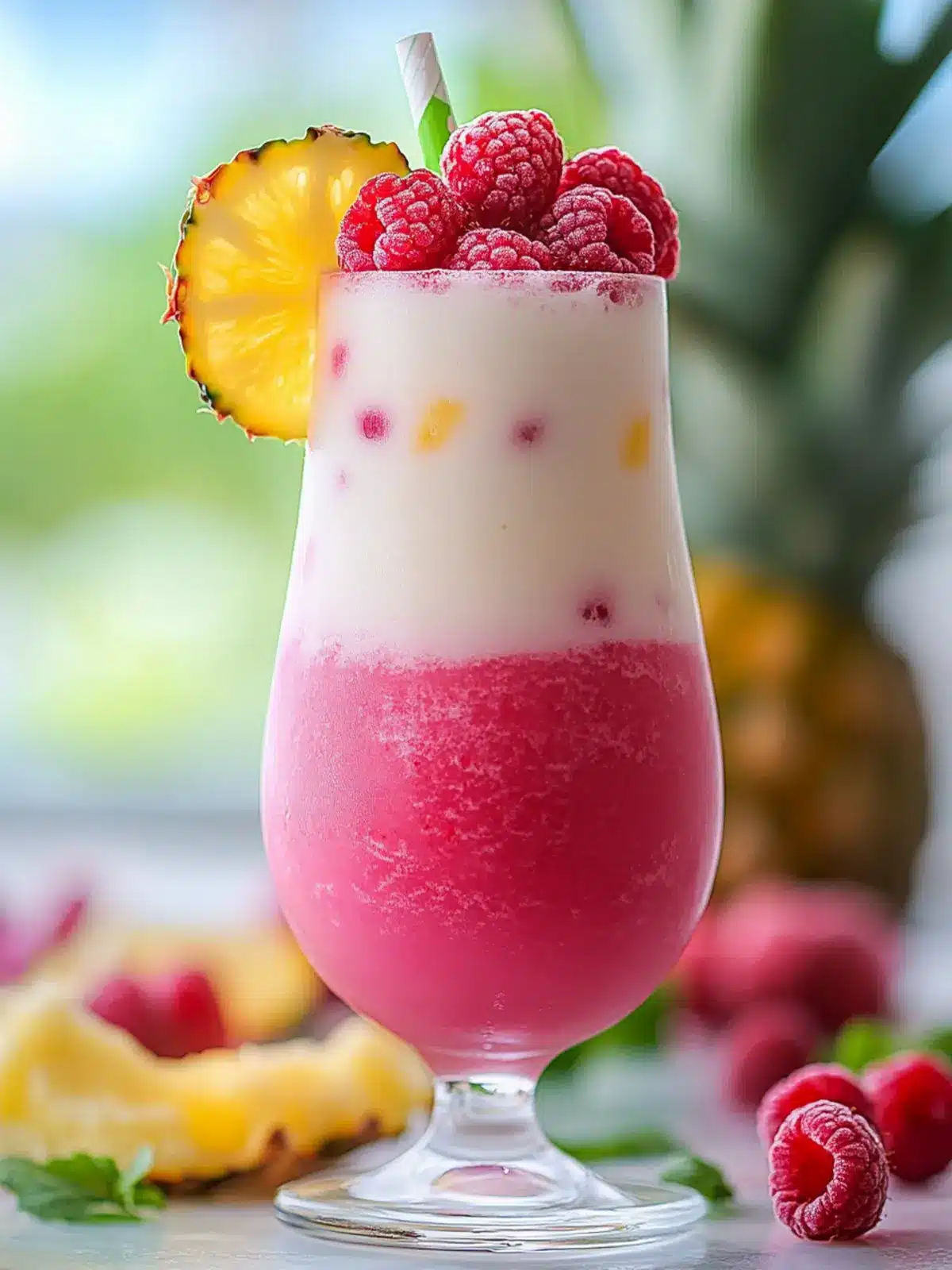 Raspberry Colada Twist: Refreshing Summer Sips at Home 4 Raspberry Colada Twist