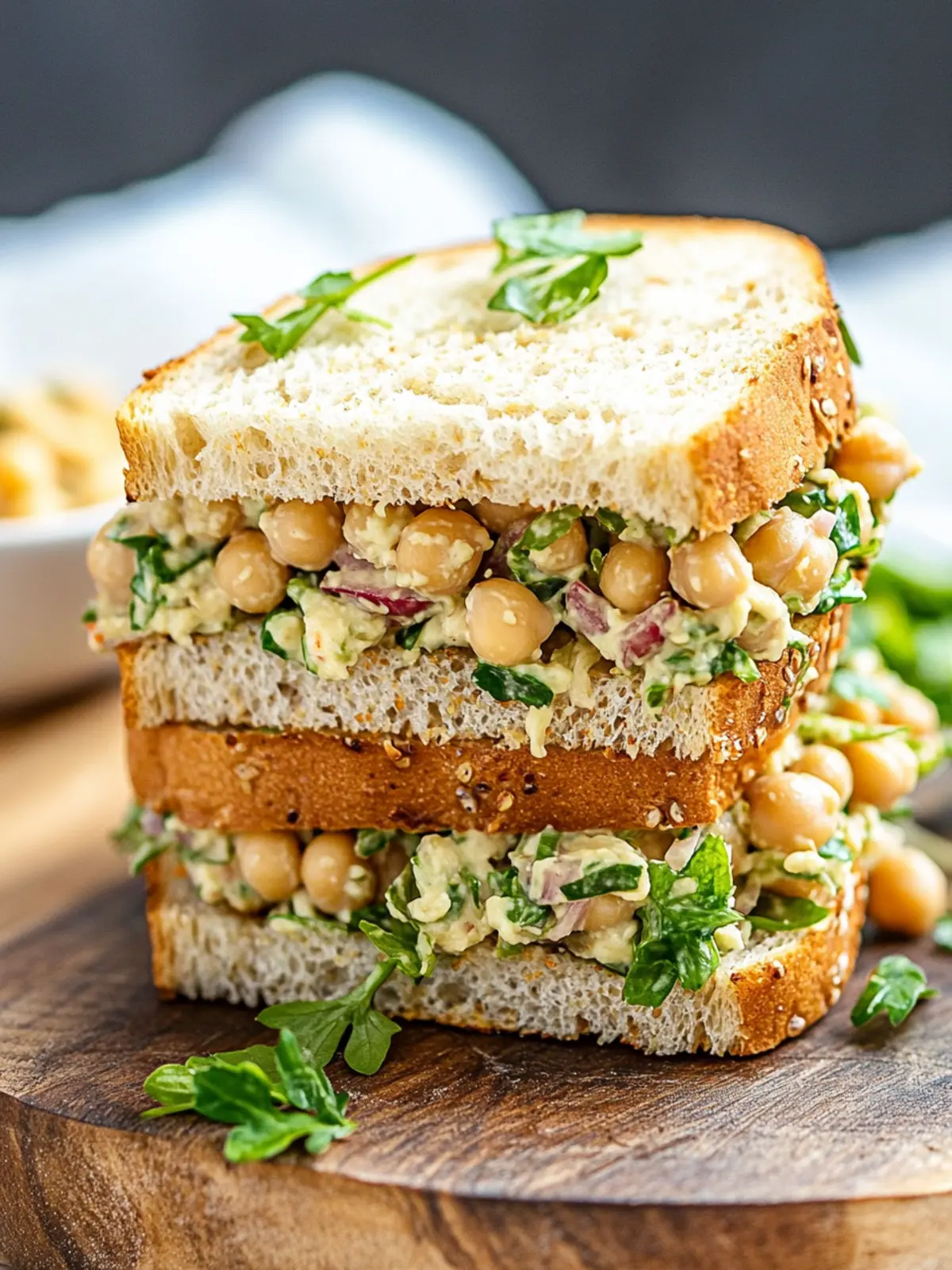 Delicious Chickpea Salad Sandwich: A Tasty Twist on Lunch 3 Chickpea Salad Sandwich