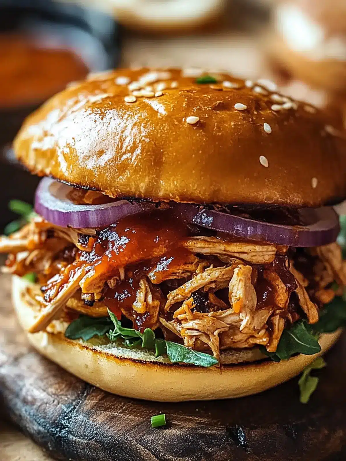 Mouthwatering Pulled Chicken Burger Recipe You'll Love! 4 Pulled Chicken Burger