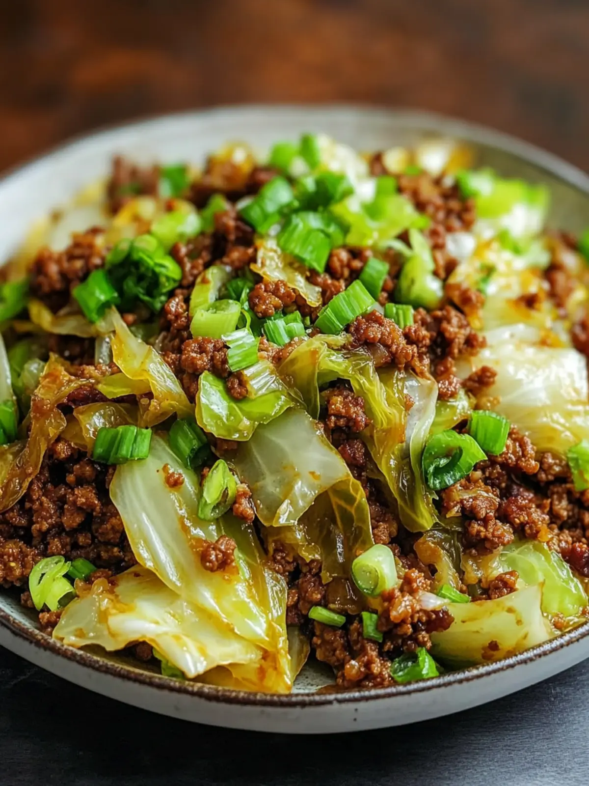 Irresistible Low-Carb Mongolian Ground Beef and Cabbage Delight 4 Low-Carb Mongolian Ground Beef and Cabbage