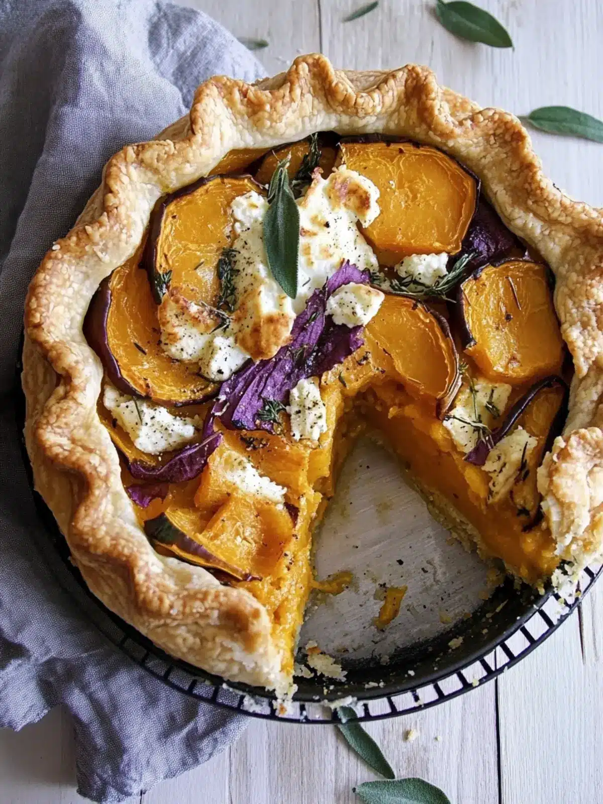 Butternut Squash and Goat Cheese Pie: A Cozy Comfort Dish 3 Butternut Squash and Goats Cheese Pie