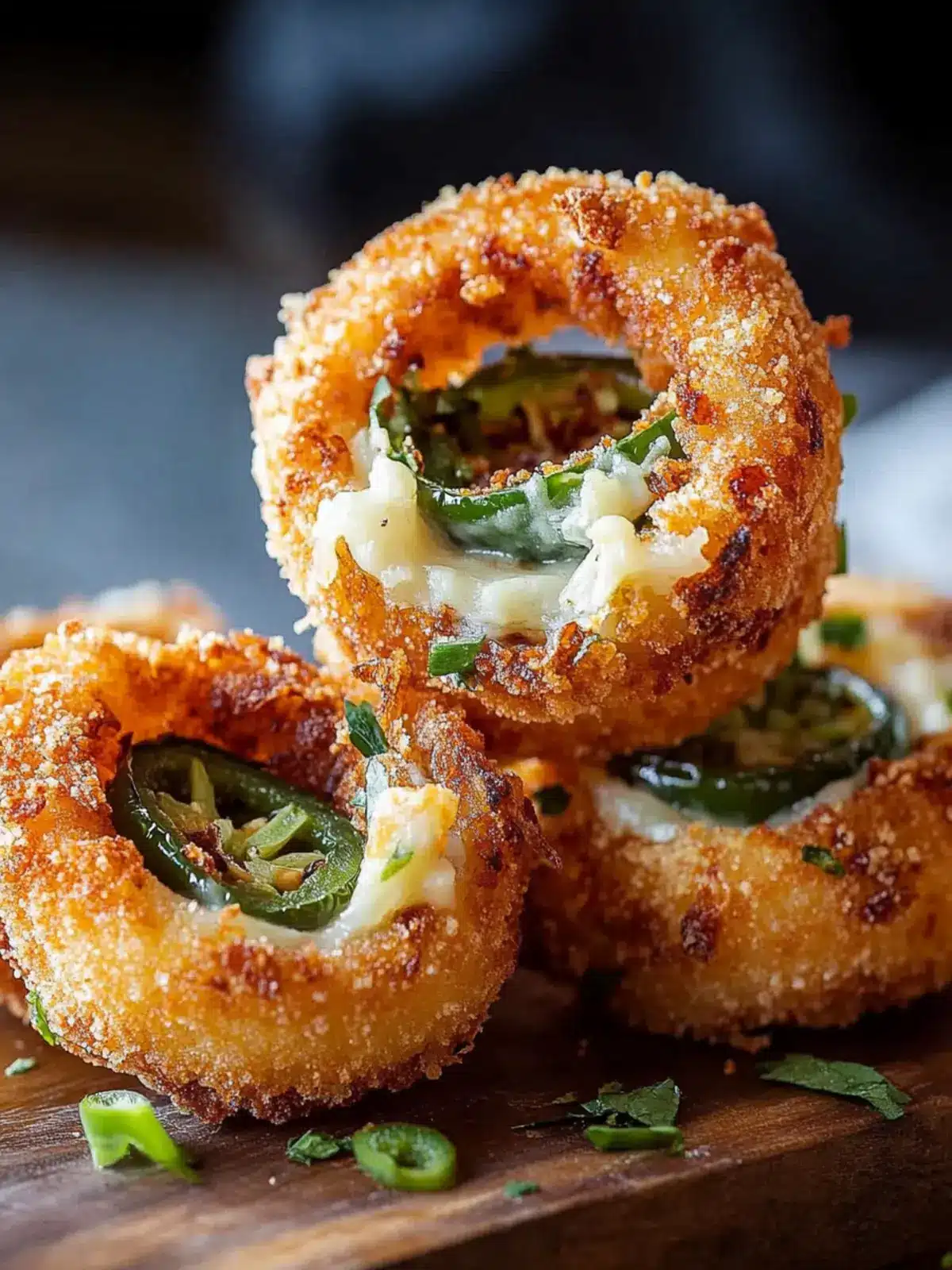 Irresistible Jalapeño Popper Stuffed Onion Rings Recipe Everyone Loves 4 Jalapeño Popper Stuffed Onion Rings Recipe