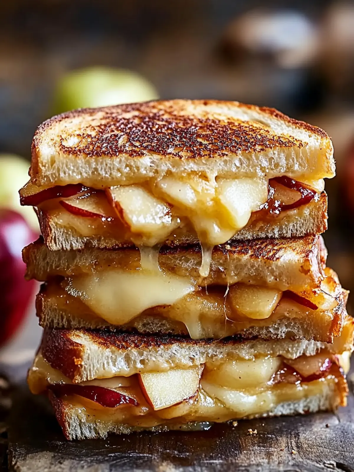 Honey Apple Cheddar Melt: A Sweet & Savory Grilled Cheese Delight 3 Honey Apple Cheddar Melt (Sweet & Savory Grilled Cheese)