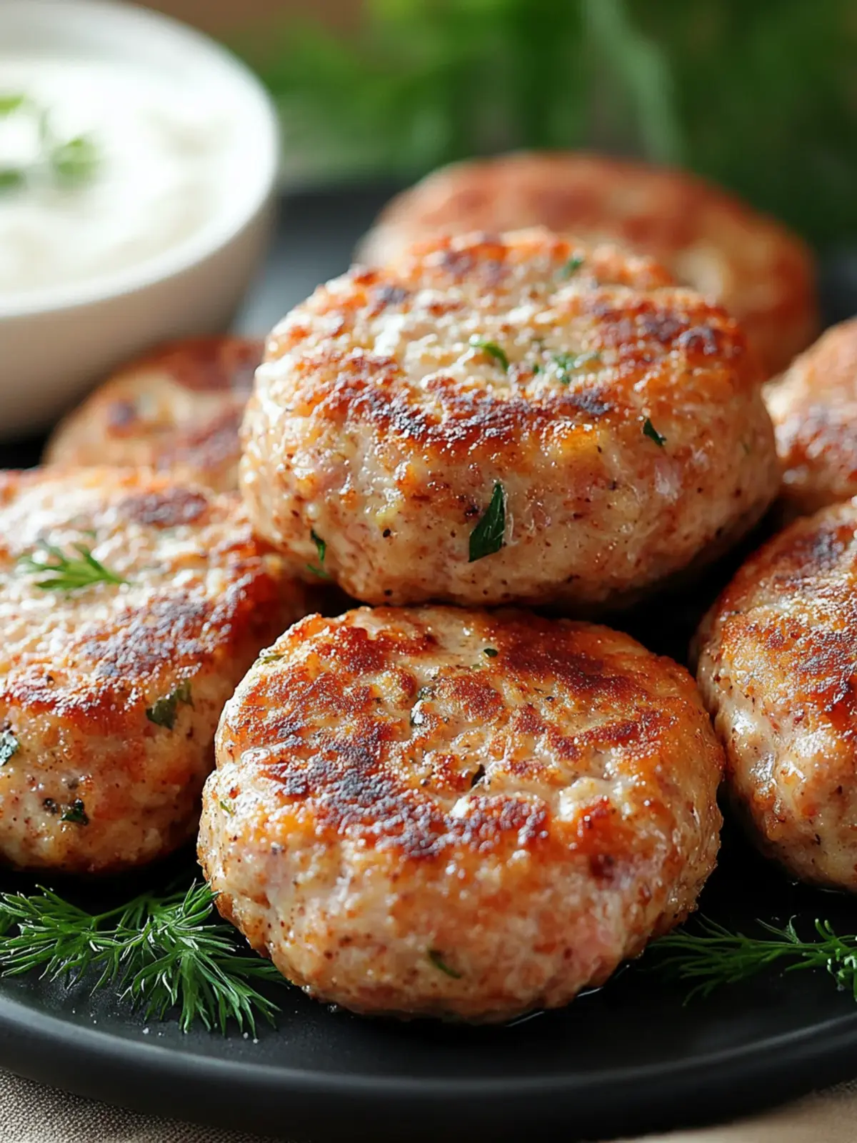 Savory Turkey Breakfast Sausage Patties for Healthy Mornings 2 Savory Turkey Breakfast Sausage Patties