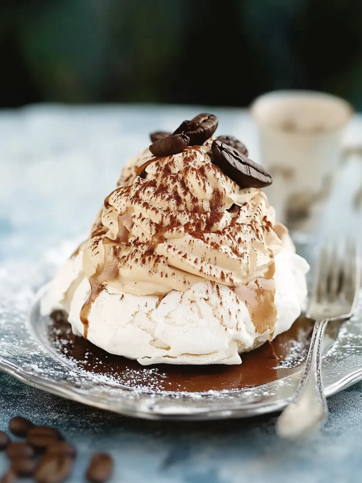 Irresistible Coffee Pavlovas with Rich Cappuccino Cream 5 Coffee Pavlovas with Cappuccino Cream