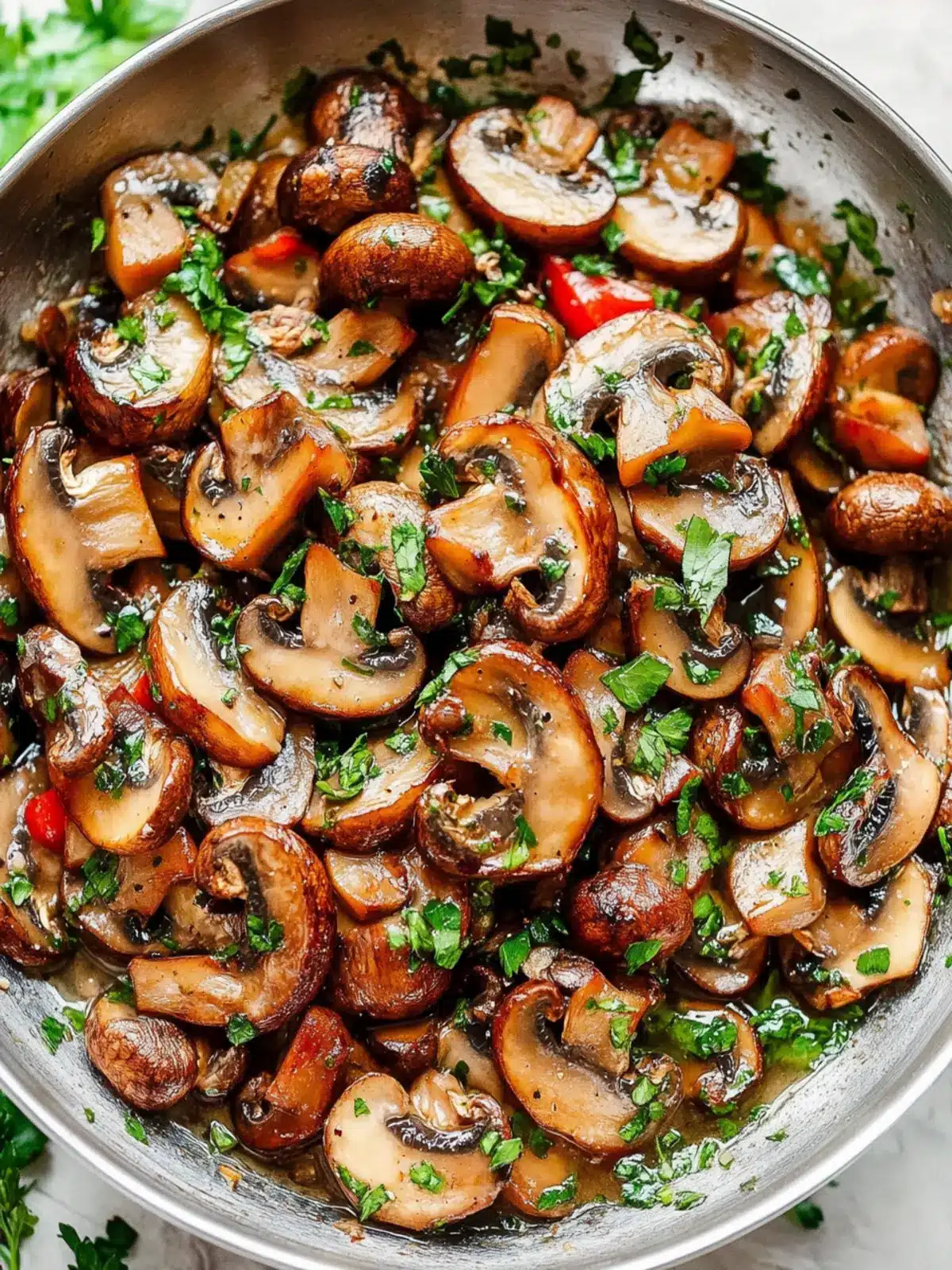 Savoring Italian Sauteed Mushrooms in Just 12 Minutes 2 Italian Sauteed Mushrooms