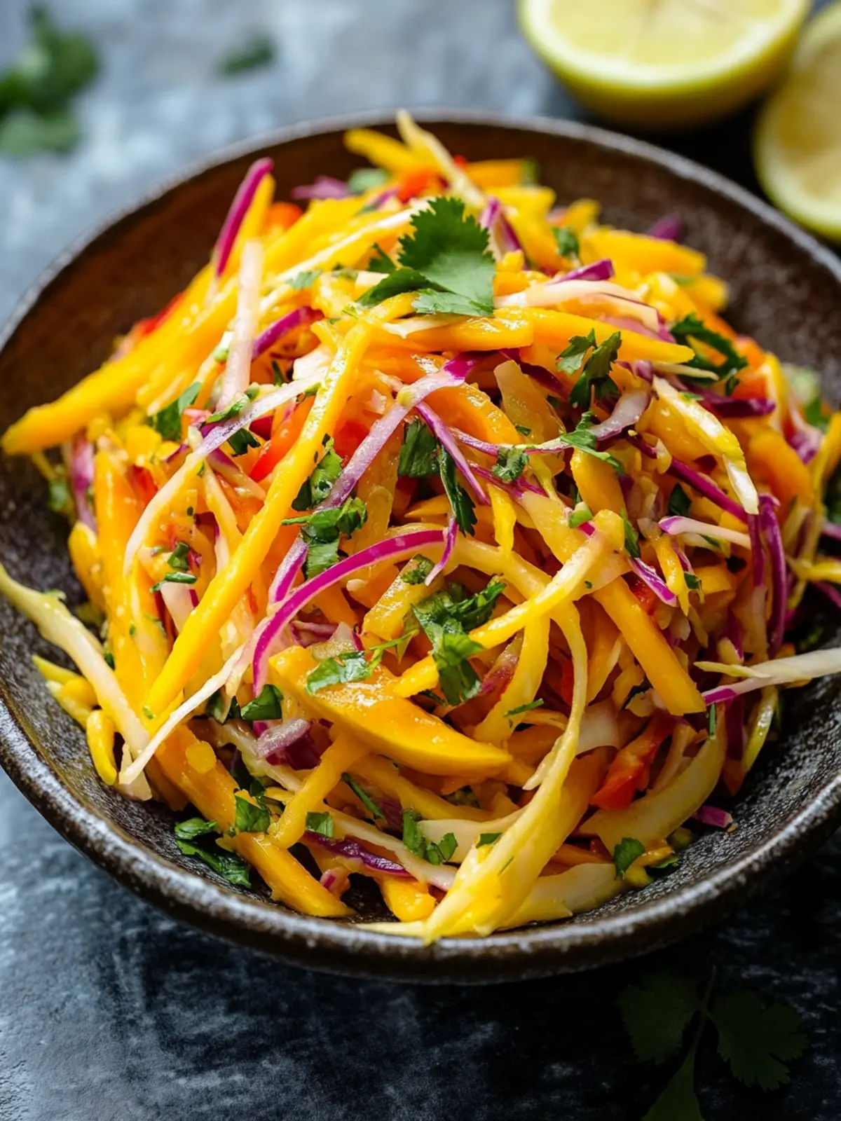Quick And Easy Mango Slaw for a Refreshing Summer Side 2 Quick And Easy Mango Slaw