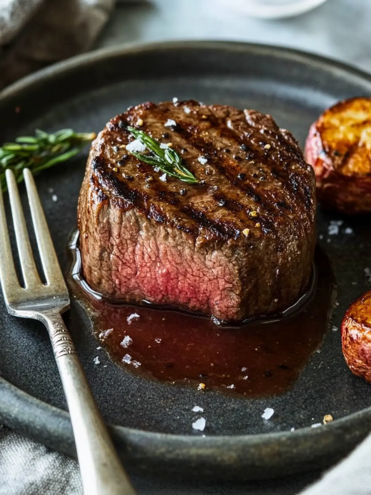 Savor the Juiciest Filet Mignon with Garlic Herb Butter 4 Filet Mignon