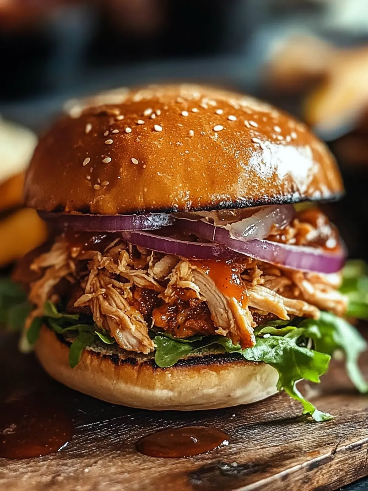 Mouthwatering Pulled Chicken Burger Recipe You'll Love! 2 Pulled Chicken Burger