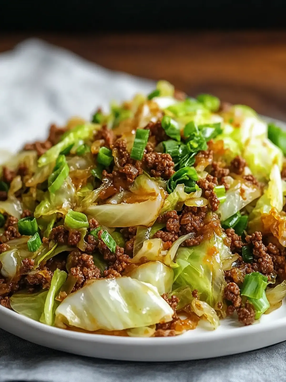 Irresistible Low-Carb Mongolian Ground Beef and Cabbage Delight 5 Low-Carb Mongolian Ground Beef and Cabbage
