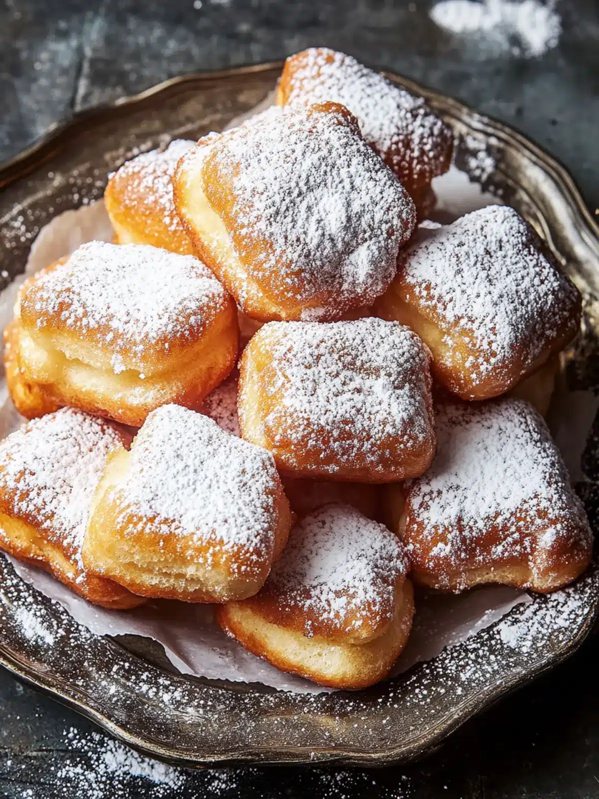 Delicious New Orleans-Style Beignets: Light, Fluffy, Irresistible 3 New Orleans-Style Beignets