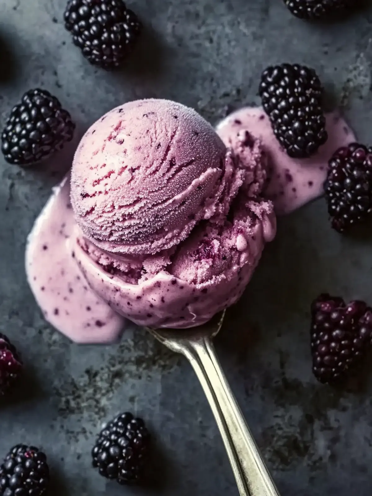 Homemade Fresh Blackberry Ice Cream: A Summer Treat to Savor 4 Homemade Fresh Blackberry Ice Cream