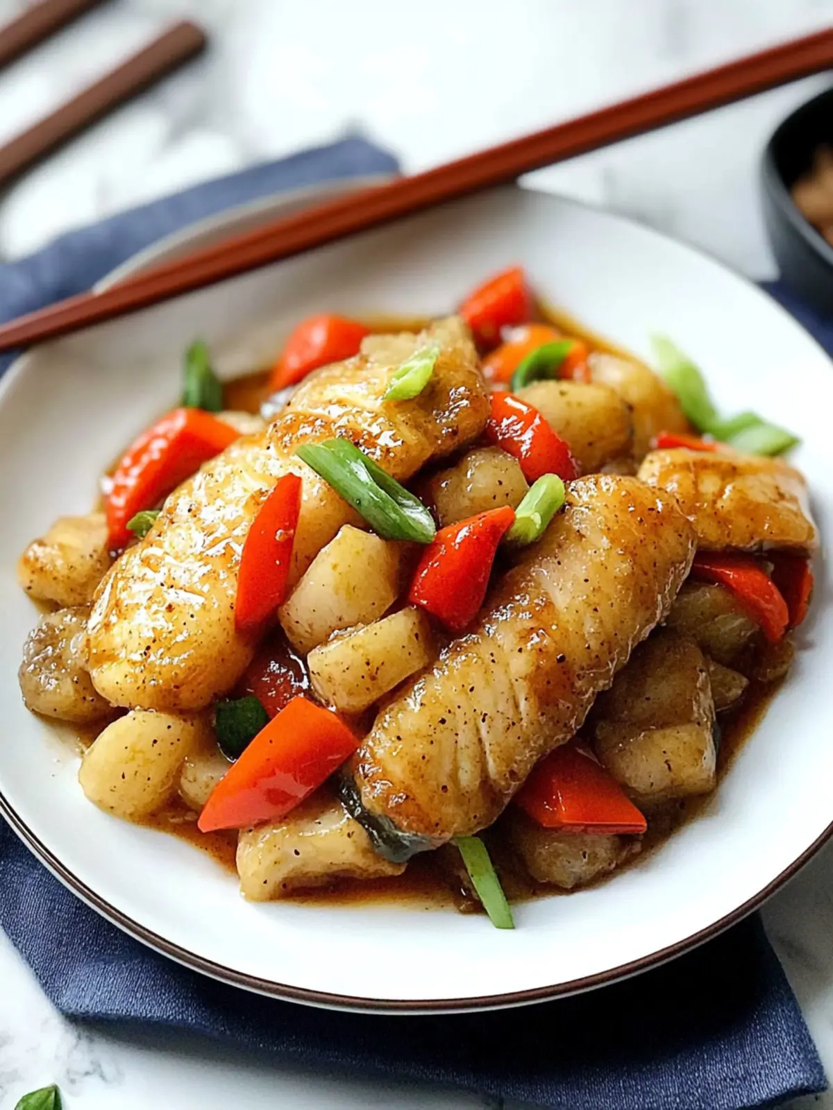Bold and Zesty Chinese Black Pepper Fish Stir-Fry at Home 4 Chinese Black Pepper Fish