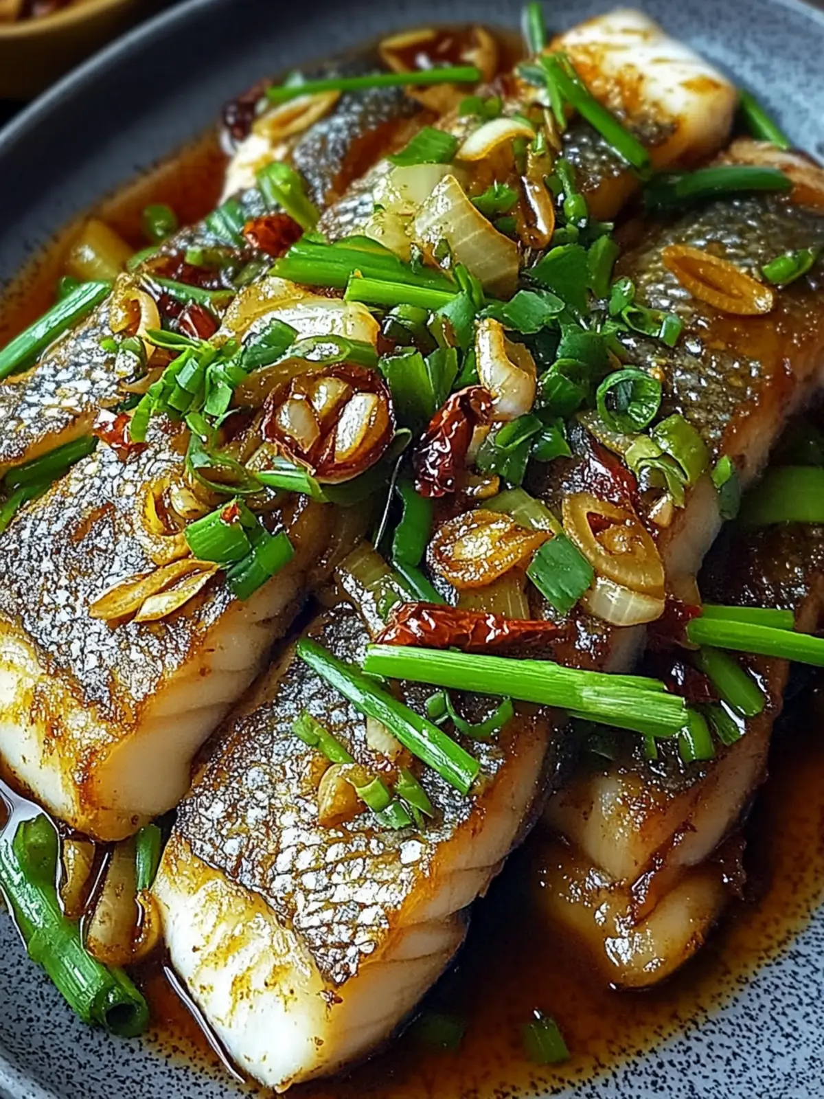 Savory Ginger Onion Fried Sea Bass for Flavor-Packed Dinners 4 Ginger Onion Fried Sea Bass