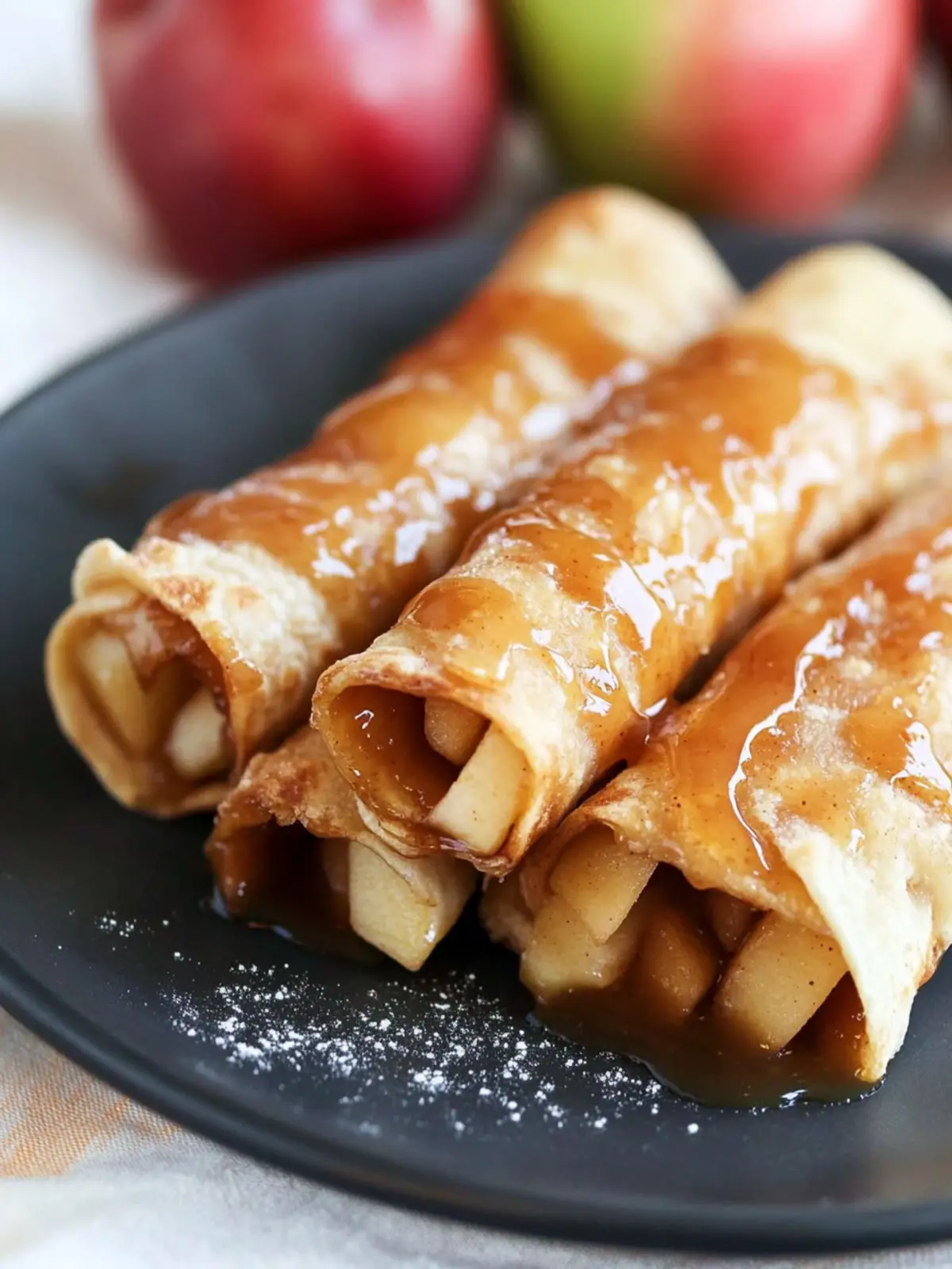 Delicious Caramel Apple Taquitos for a Cozy Dessert Night 2 Caramel Apple Taquitos