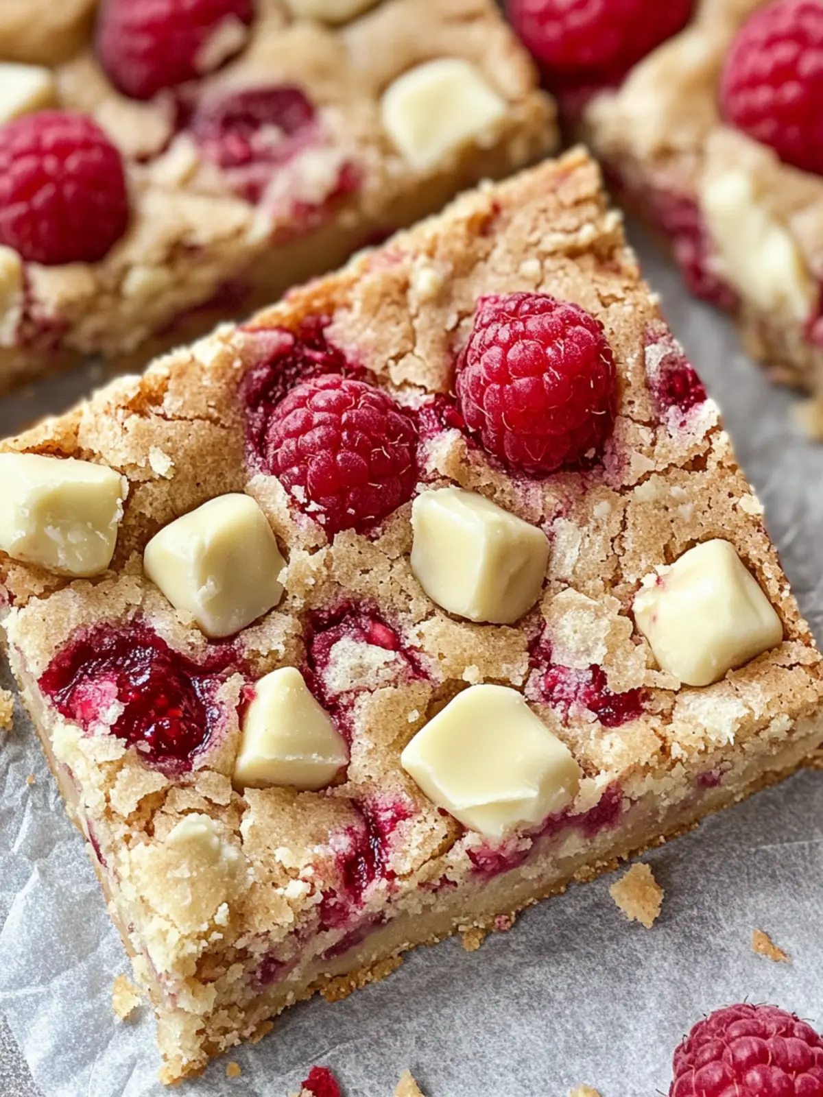 Raspberry White Chocolate Blondies You’ll Crave Daily 4 Raspberry White Chocolate Blondies