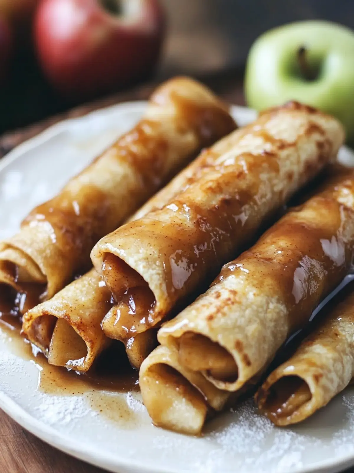 Delicious Caramel Apple Taquitos for a Cozy Dessert Night 5 Caramel Apple Taquitos