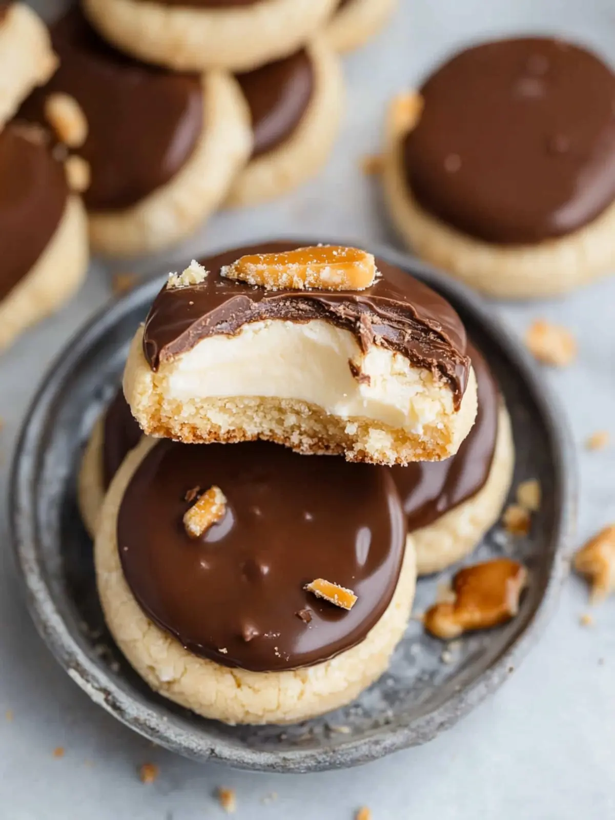 Chilled CRUMBL Twix Cookies Copycat for a Sweet Treat Indulgence 4 Chilled CRUMBL Twix Cookies Copycat