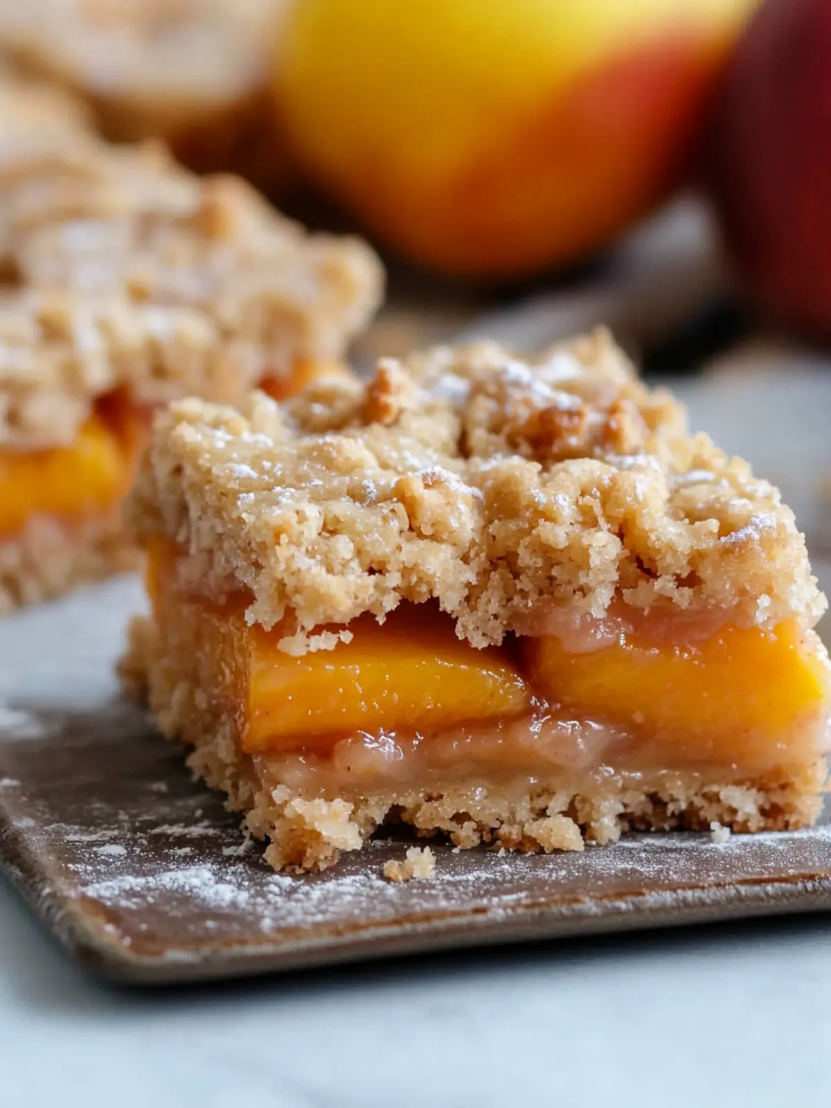 Irresistible Peach Crumb Bars for a Summer Treat Delight 3 Peach Crumb Bars