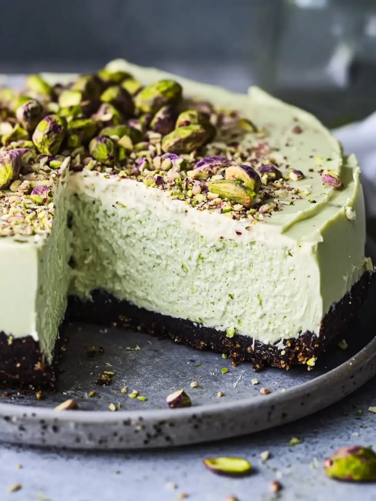 Decadent No Bake Pistachio Cheesecake to Wow Your Guests 2 No Bake Pistachio Cheesecake