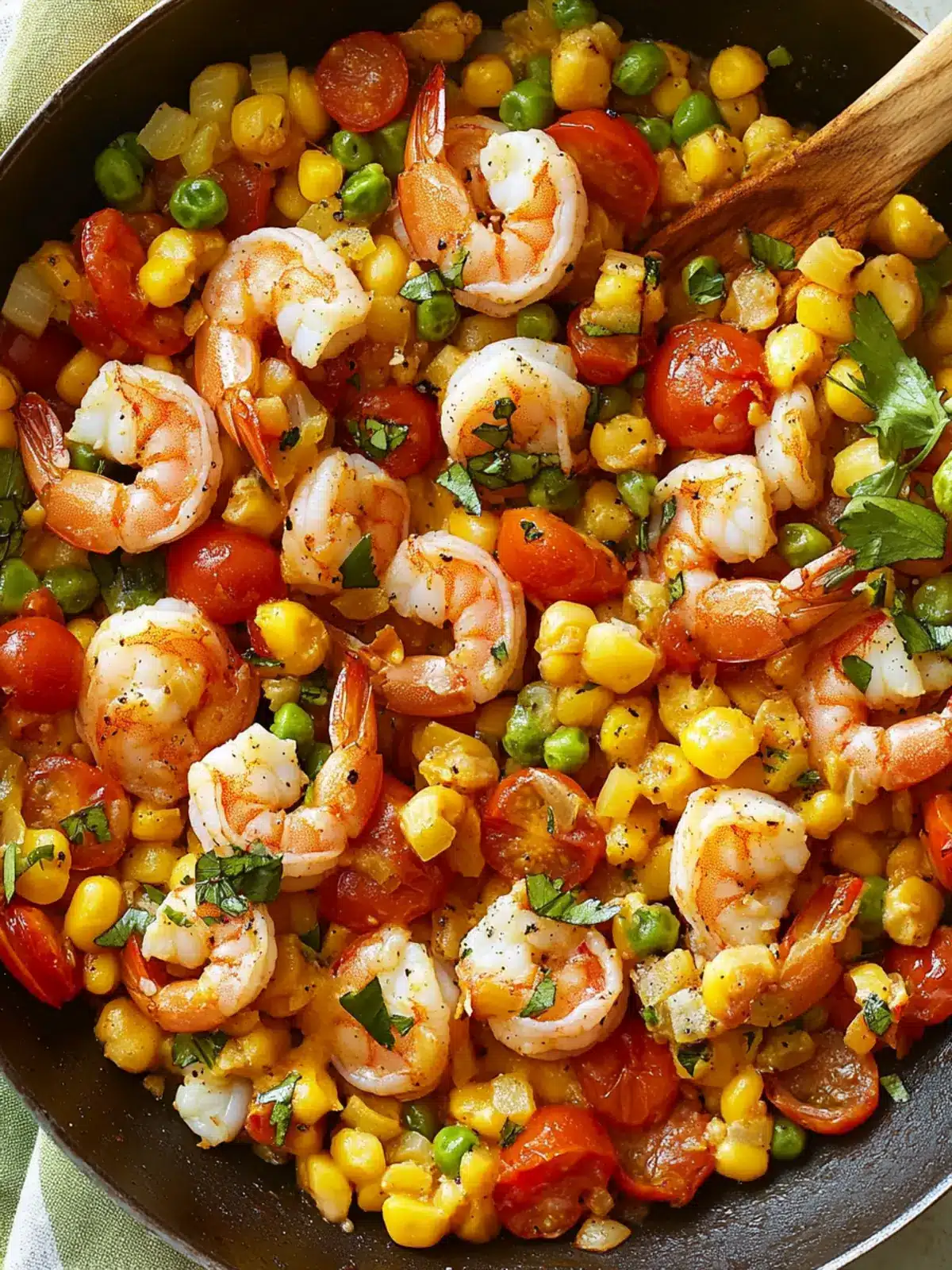Savory Shrimp & Tomato Succotash Skillet for Easy Weeknight Meals 2 Shrimp & Tomato Succotash Skillet