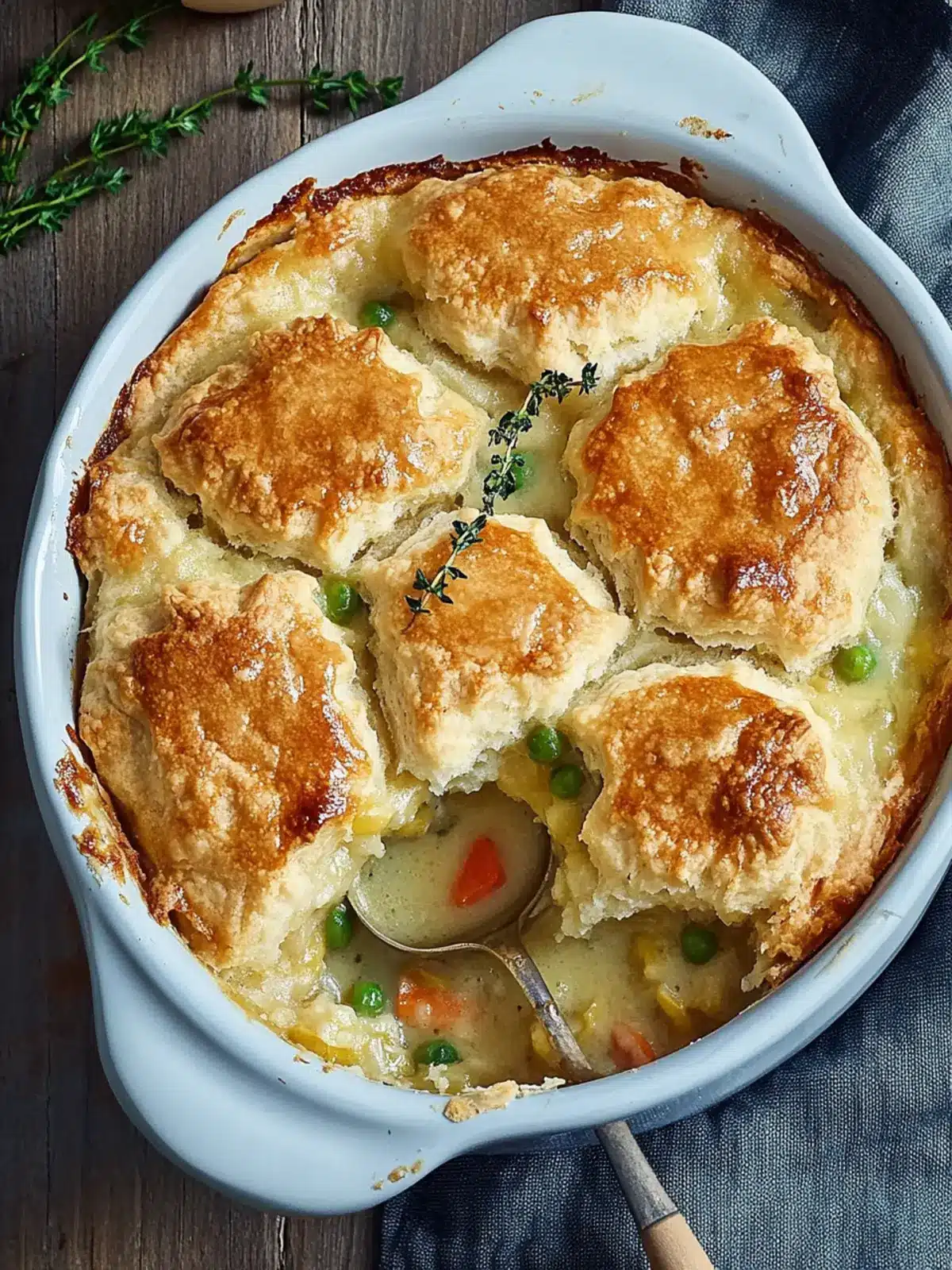 Savory Breakfast Pot Pie with Honey Butter Biscuit Bliss 3 Savory Breakfast Pot Pie with Honey Butter Biscuit