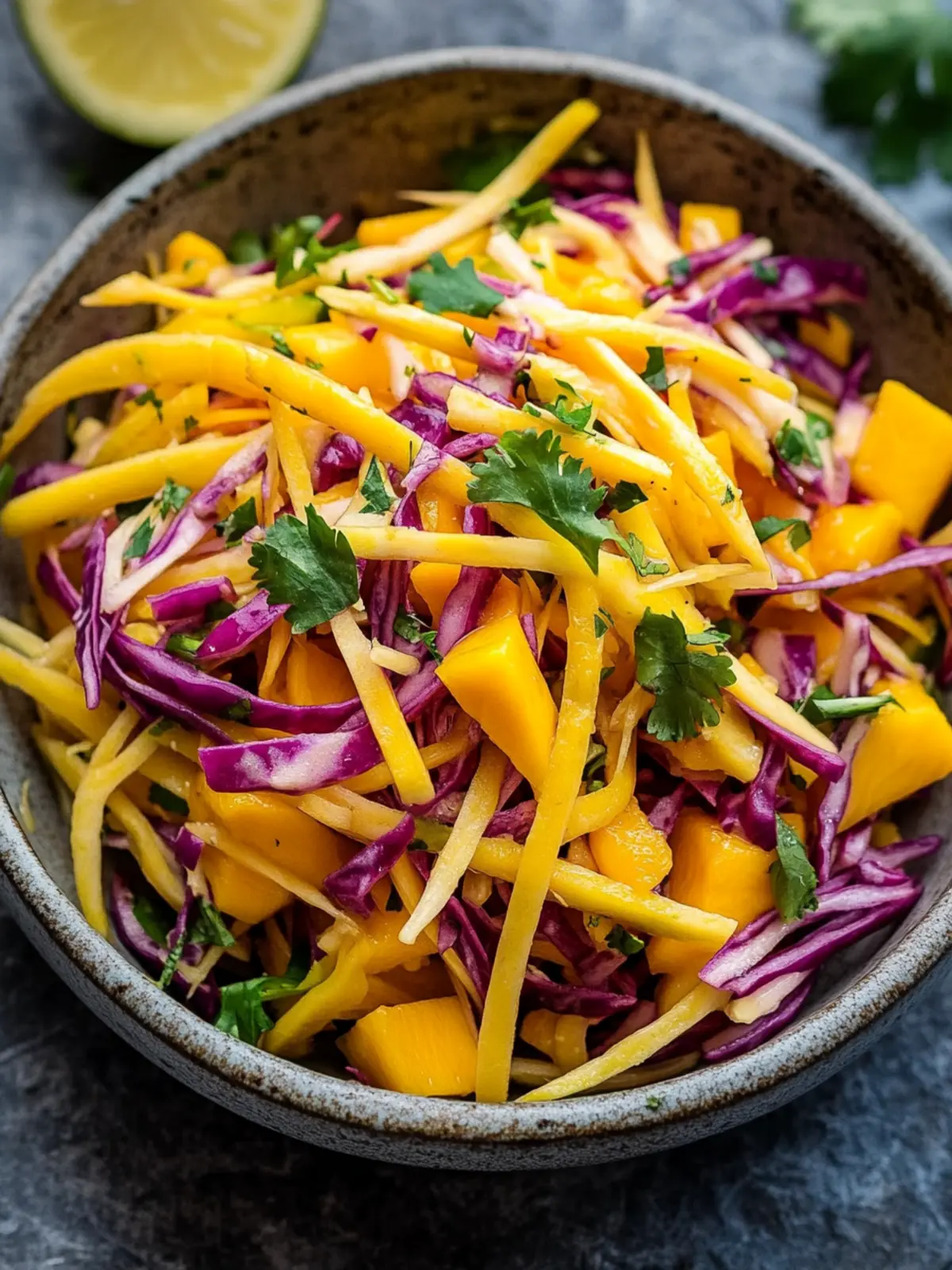 Quick And Easy Mango Slaw for a Refreshing Summer Side 3 Quick And Easy Mango Slaw