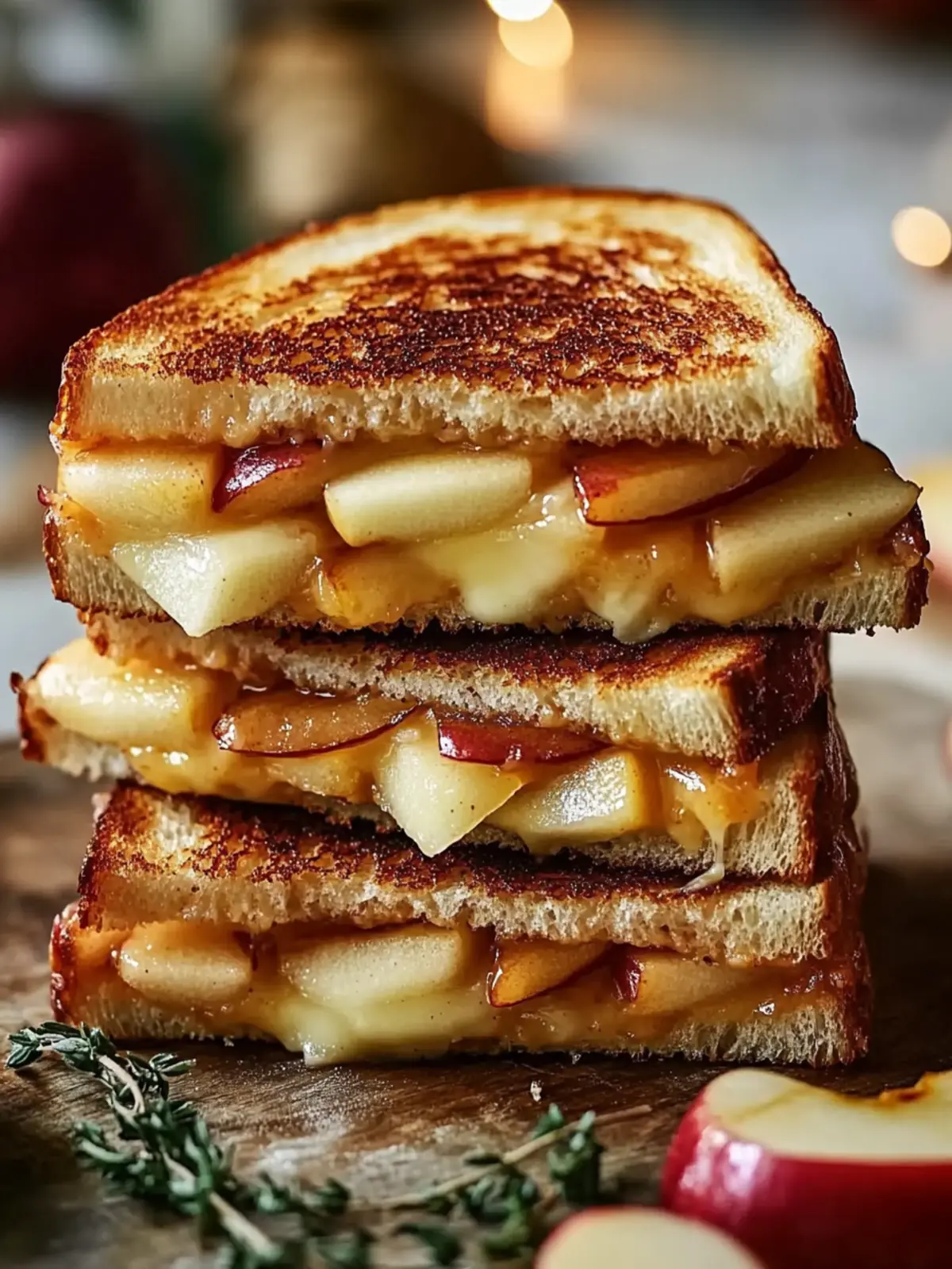 Honey Apple Cheddar Melt: A Sweet & Savory Grilled Cheese Delight 2 Honey Apple Cheddar Melt (Sweet & Savory Grilled Cheese)
