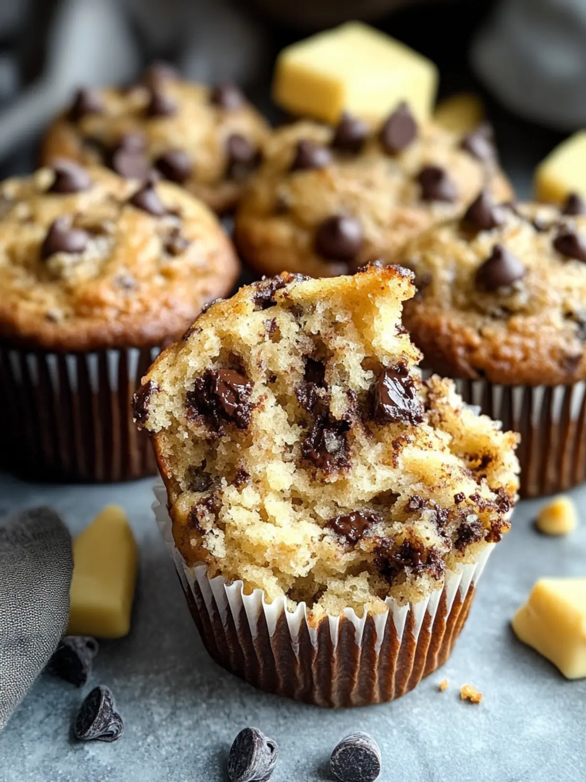 Bakery-Style Brown Butter Chocolate Chip Muffins You’ll Love 4 Bakery-Style Brown Butter Chocolate Chip Muffins