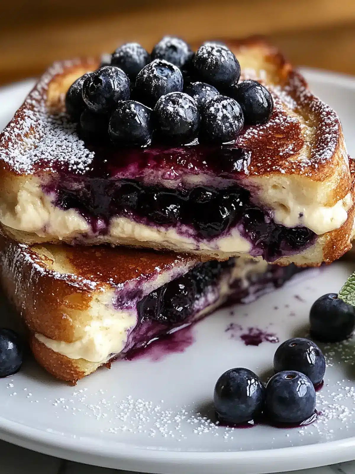 Blueberry Cheesecake Stuffed French Toast for Weekend Bliss 2 Blueberry Cheesecake Stuffed French Toast