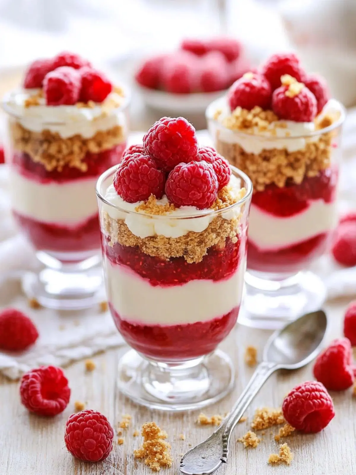 Deliciously Easy Raspberry Cheesecake Parfaits to Savor 2 Raspberry Cheesecake Parfaits
