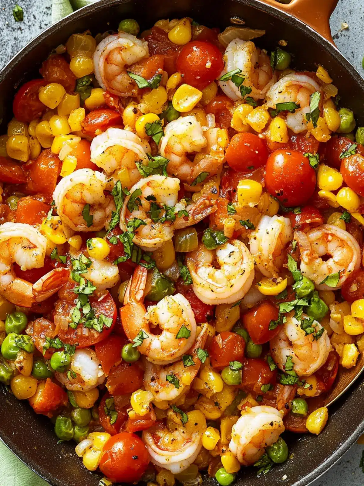 Savory Shrimp & Tomato Succotash Skillet for Easy Weeknight Meals 3 Shrimp & Tomato Succotash Skillet