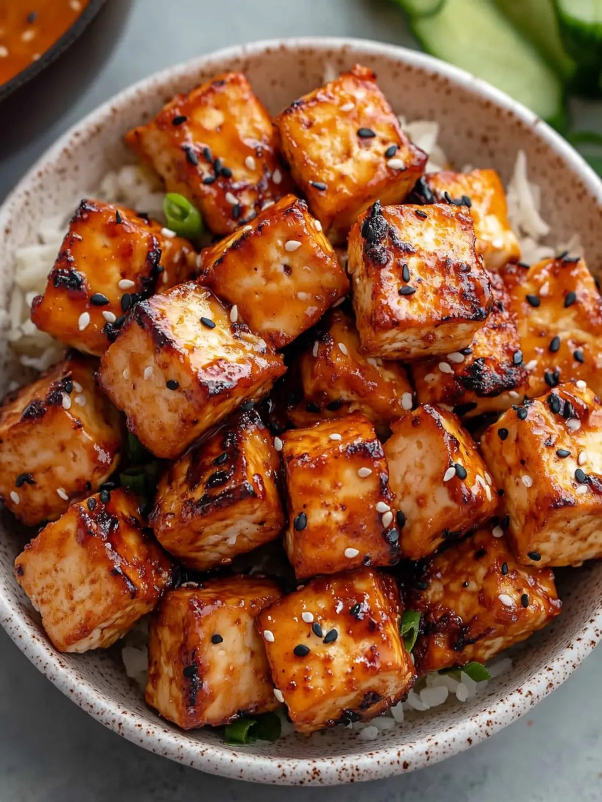 Air Fried Miso Sesame Tofu: Crispy, Flavor-Packed Delight 2 Air Fried Miso Sesame Tofu
