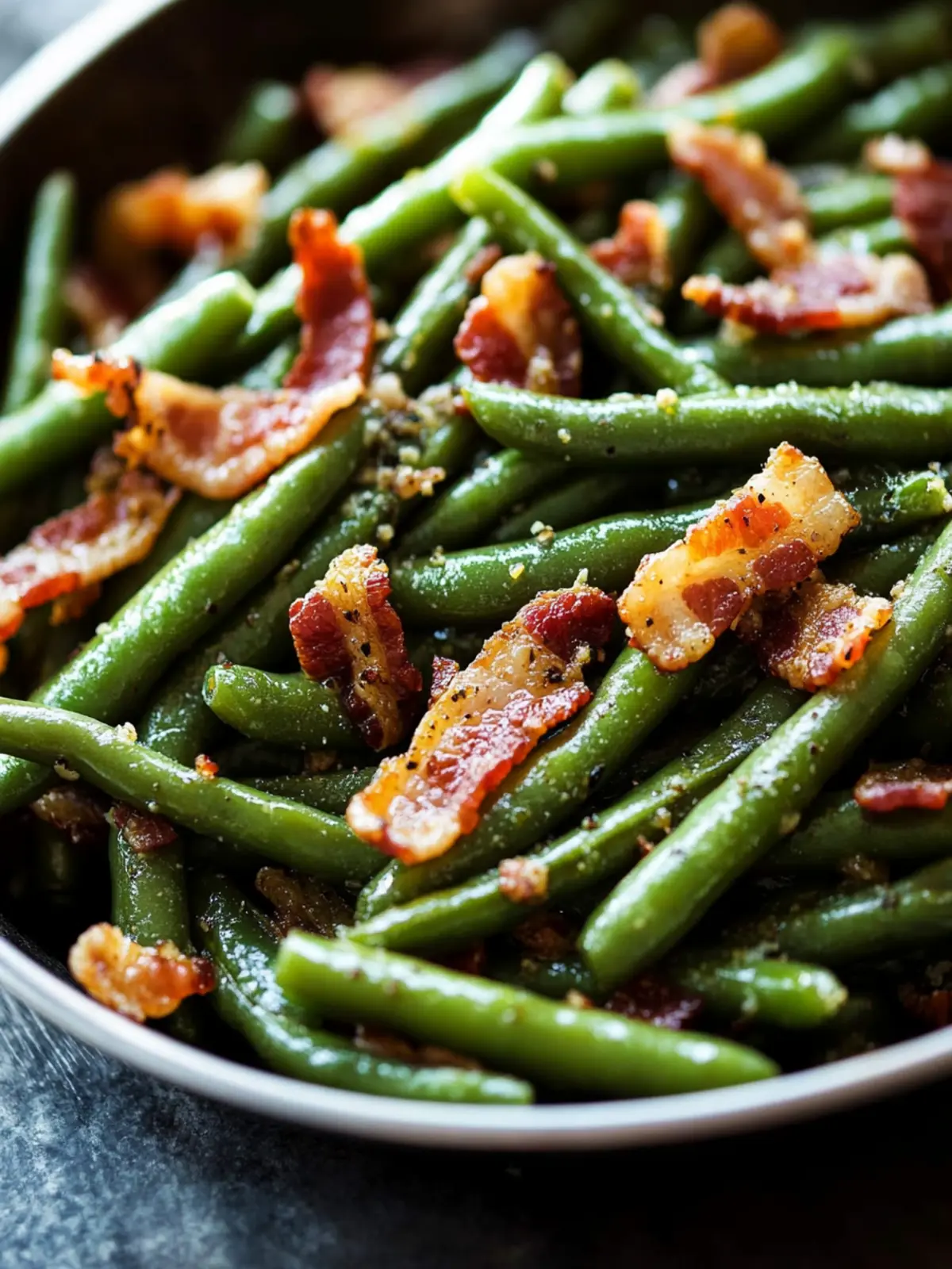 Savory Easy Green Beans with Bacon for a Flavorful Twist 3 Easy Green Beans with Bacon