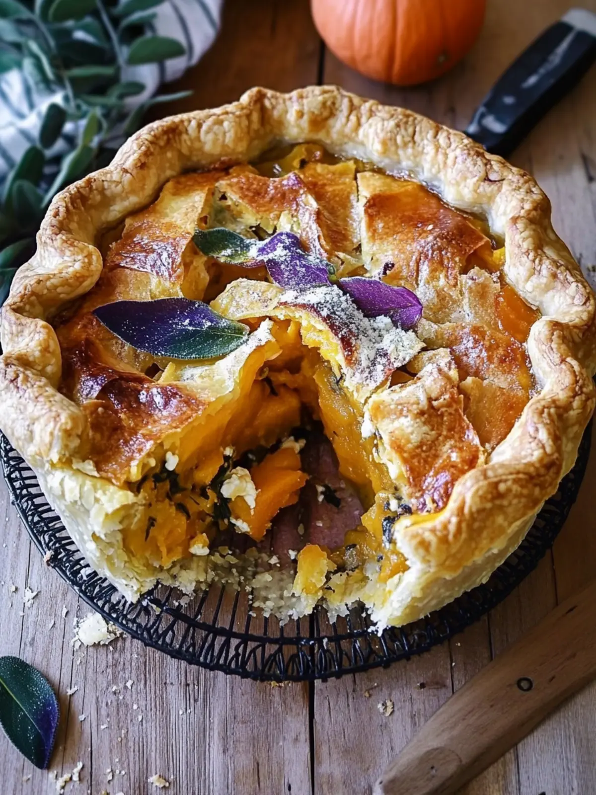 Butternut Squash and Goat Cheese Pie: A Cozy Comfort Dish 2 Butternut Squash and Goats Cheese Pie
