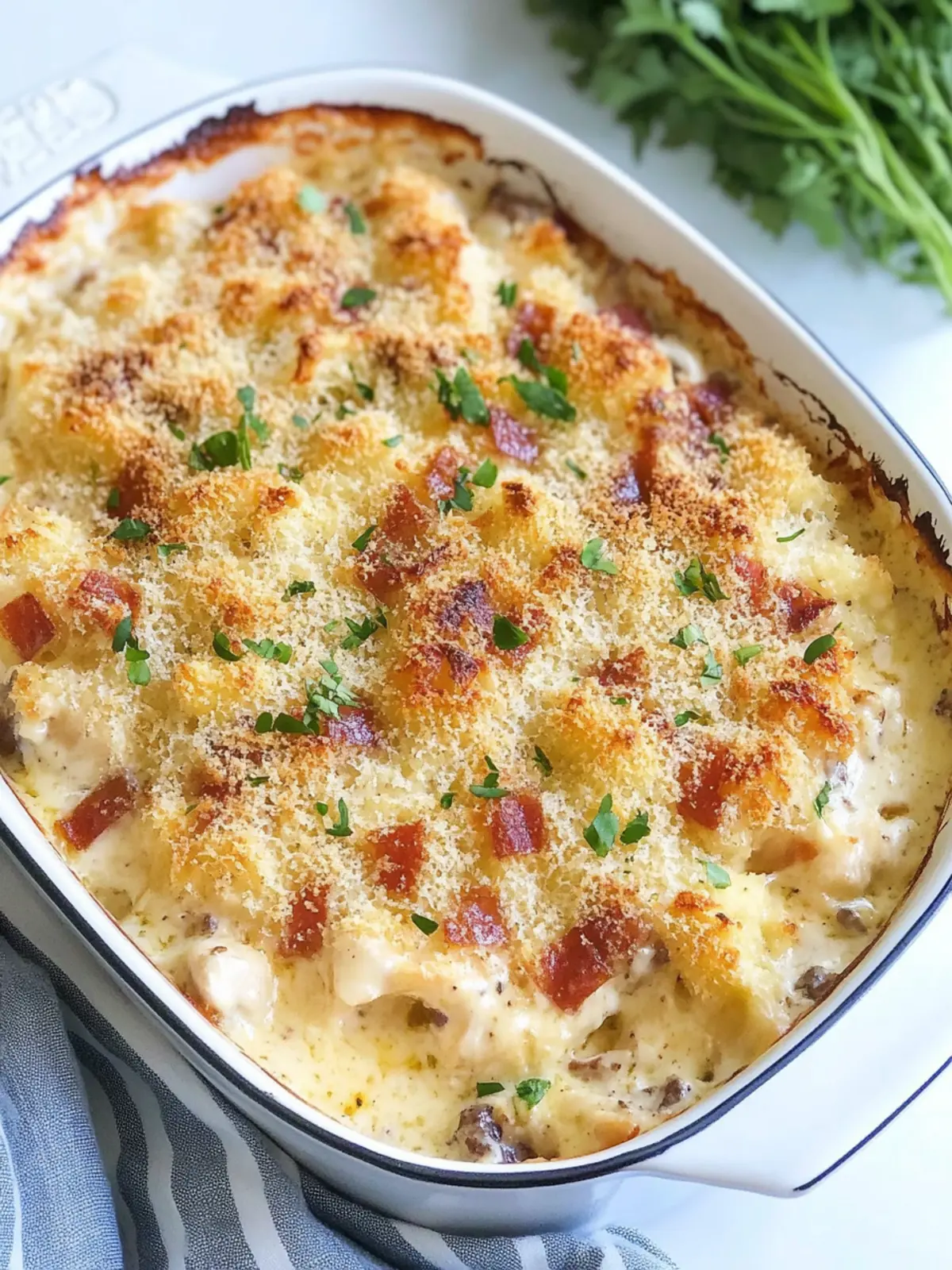 Keto Chicken Cordon Bleu Casserole That's Pure Comfort Food 5 Keto Chicken Cordon Bleu Casserole